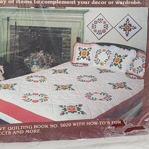 Paragon Creative Quilting Squares Kit Fabric Applique Instructions Flowers